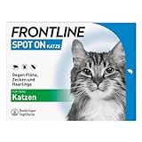 FRONTLINE SPOT ON gegen Zecken und Flöhe bei Katze 6 Stk.