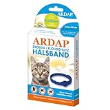 ARDAP Zecken- & Flohschutzhalsband für Katzen ab dem 4. Monat - Bis zu 4 Monate nachhaltiger Langzeitschutz - Natürlicher Wirkstoff gegen Zecken & Flöhe