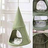 Delidraw Kreative Nette Katzen Hängematten atmungsaktive gemütliche kegelförmige hängende Bett Kitty Resting Sunny Seat
